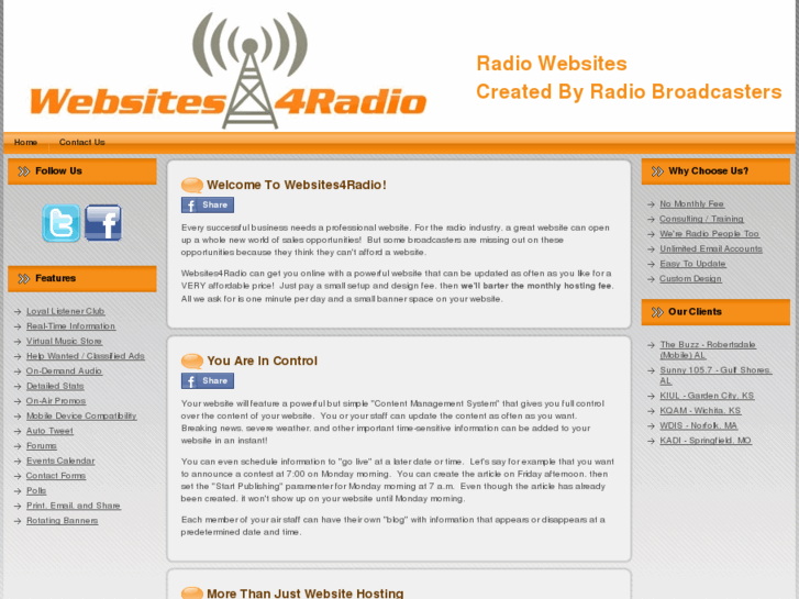 www.websites4radio.com