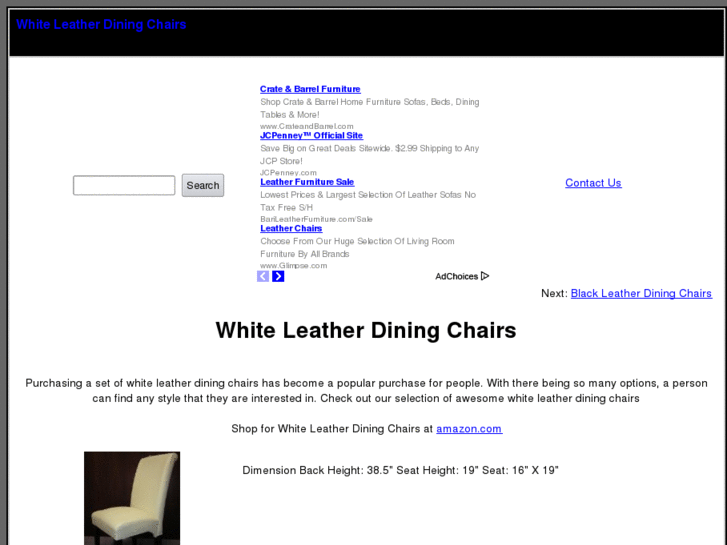 www.whiteleatherdiningchairs.com