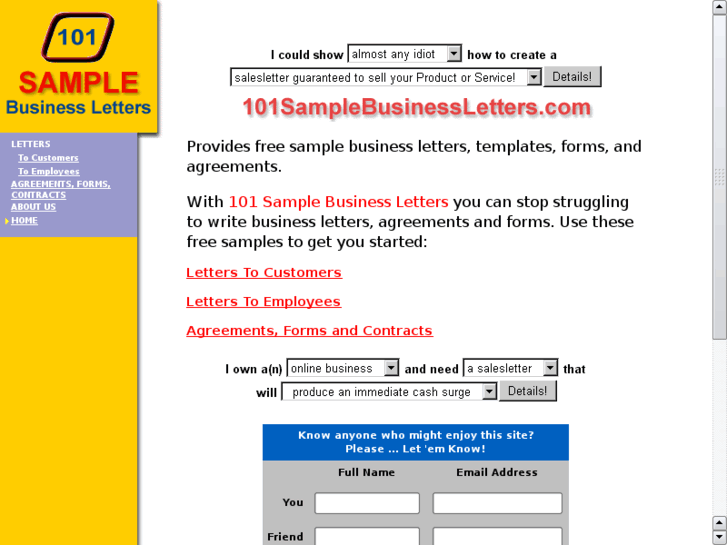 www.101samplebusinessletters.com