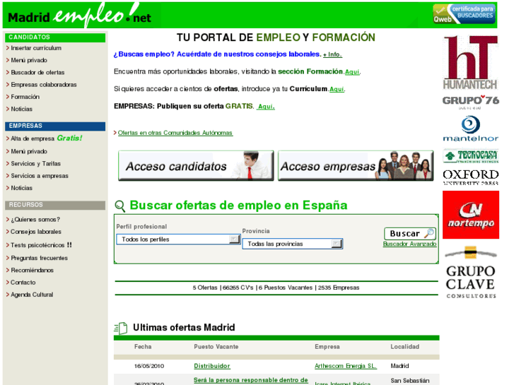 www.cosladaempleo.com