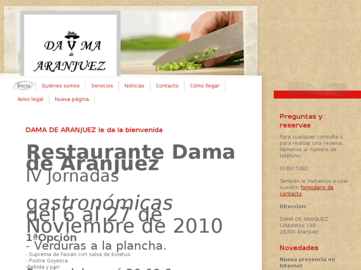 www.dama-de-aranjuez.es