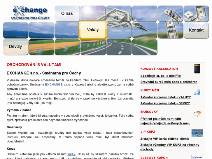 www.exchange-valuty.cz