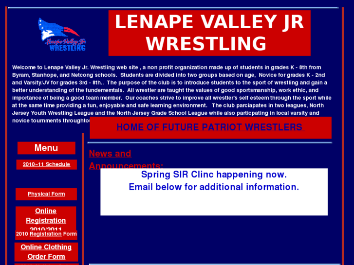 www.lenapevalleyjrwrestling.com