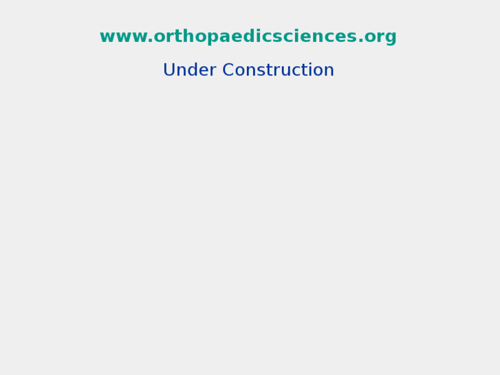 www.orthopaedicsciences.org