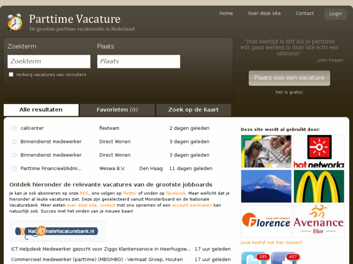 www.parttime-vacature.nl