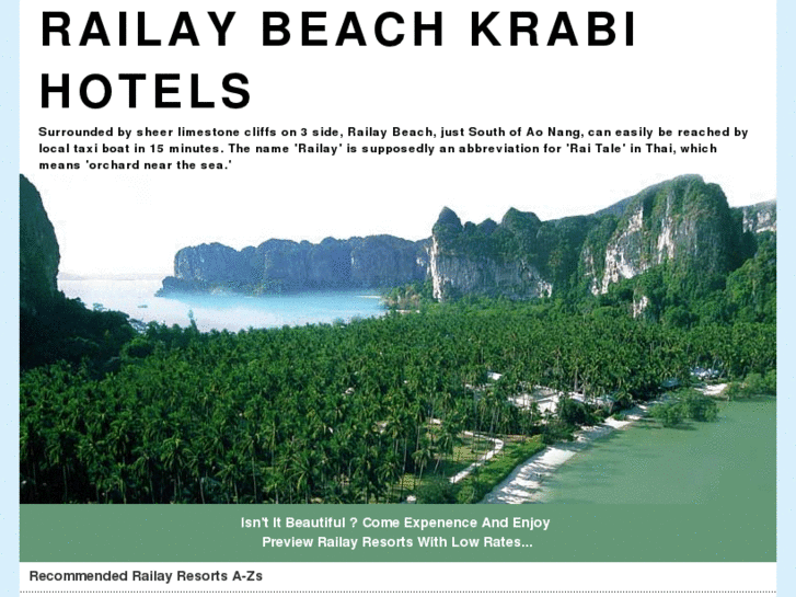 www.railaybeachsparesort.com