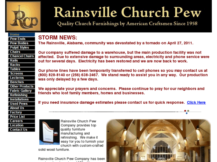 www.rainsvillepew.com