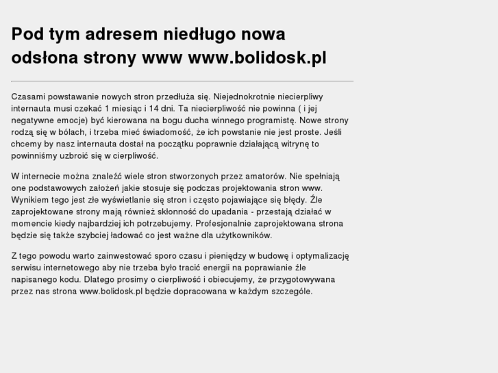 www.bolidosk.pl