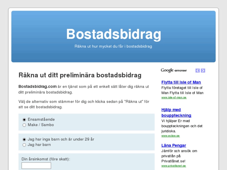 www.bostadsbidrag.com