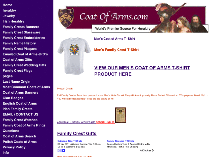 www.coatofarmstshirts.com