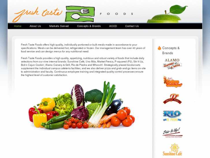 www.freshtastefoods.com