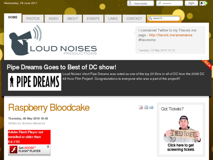 www.loudnoisesproductions.com
