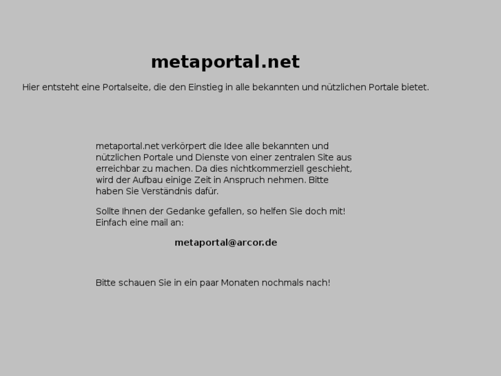 www.metaportal.net