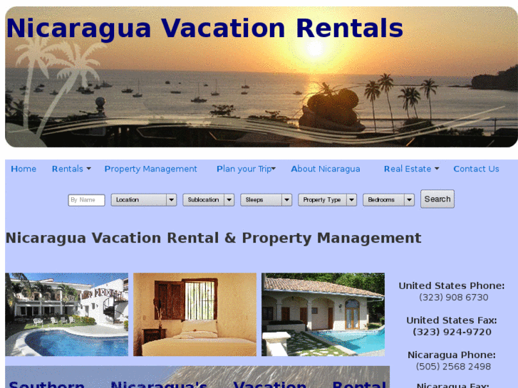 www.nicaraguanvacationrentals.com