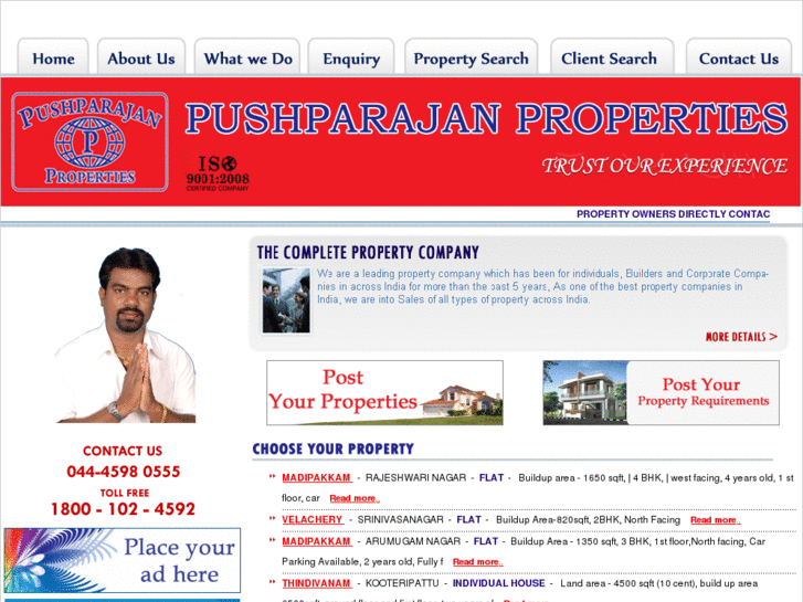 www.pushparajanproperties.com