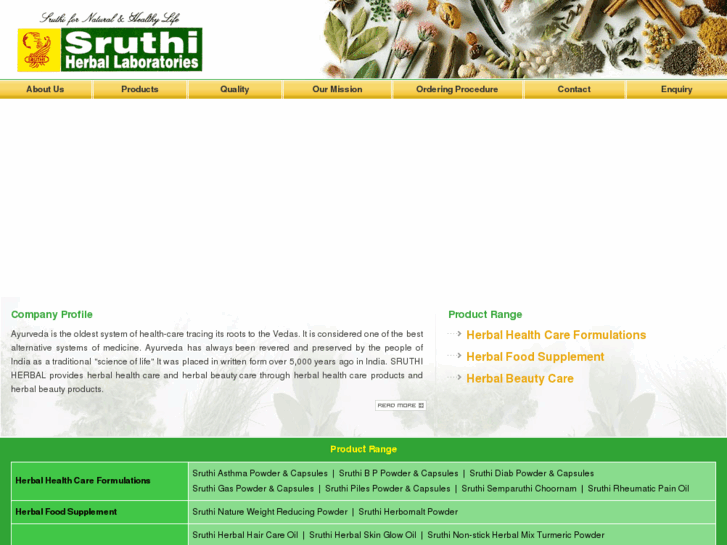 www.sruthiherbal.com