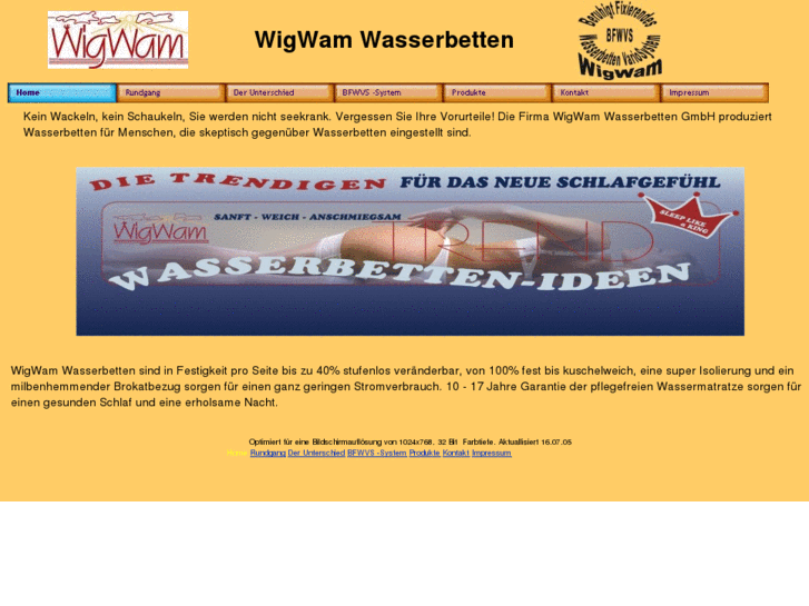 www.wigwam-wasserbetten.com