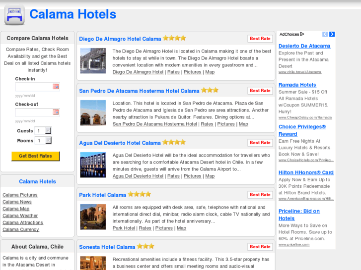 www.calamahotels.com