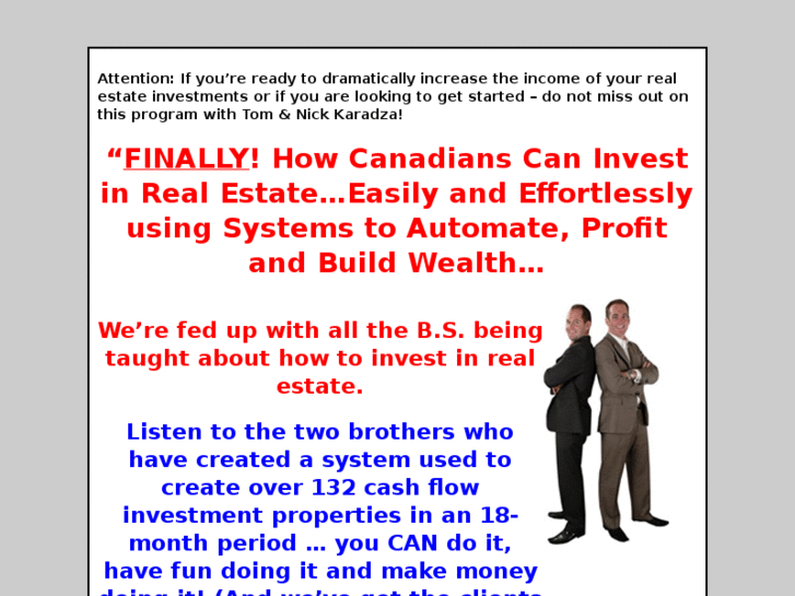 www.cashflowrealestateinvesting.ca