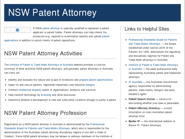 www.nswpatentattorney.com