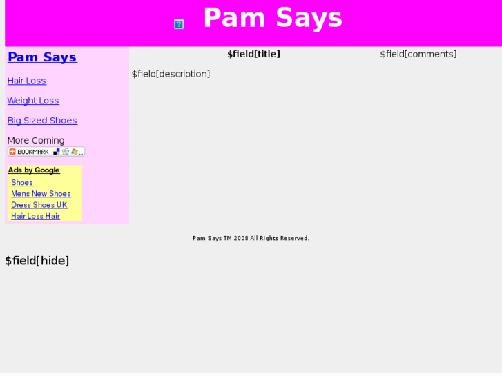 www.pamsays.com