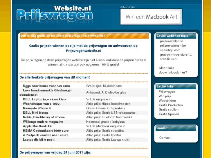 www.prijsvragenwebsite.nl