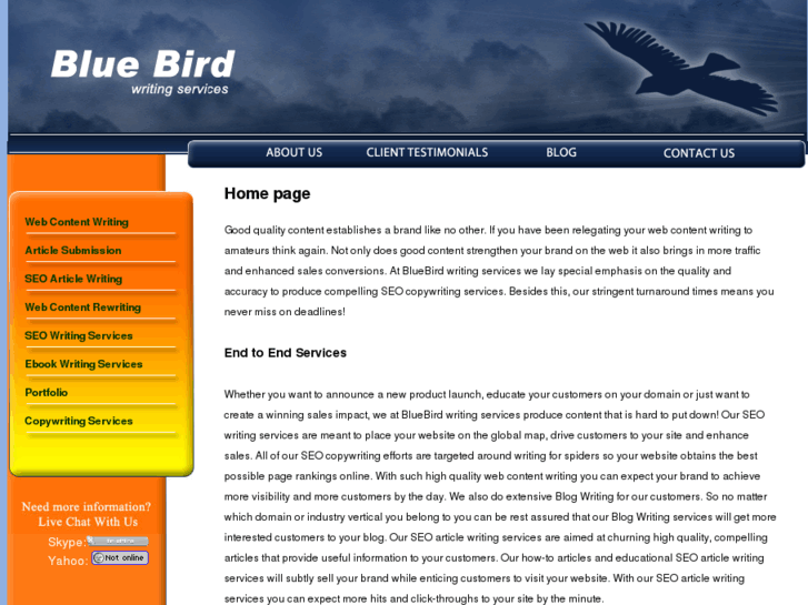 www.bluebirdwritingservices.com