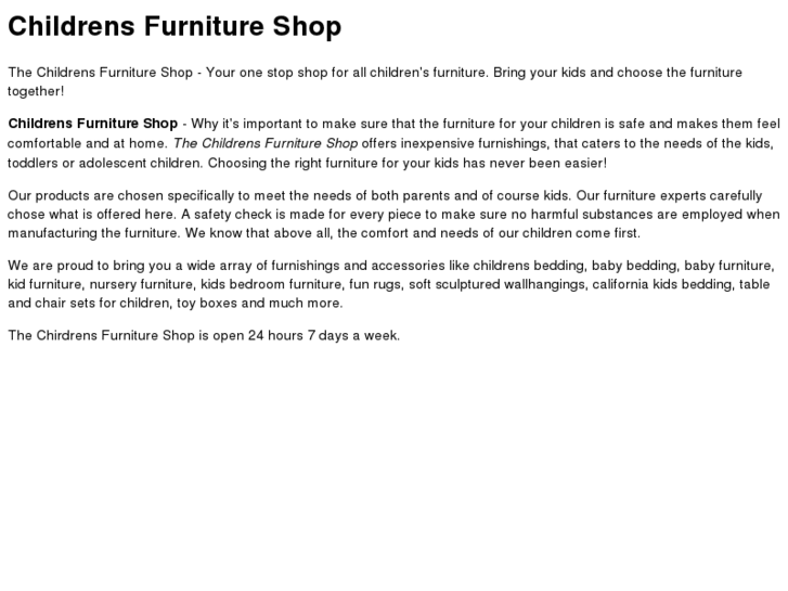 www.childrensfurnitureshop.com