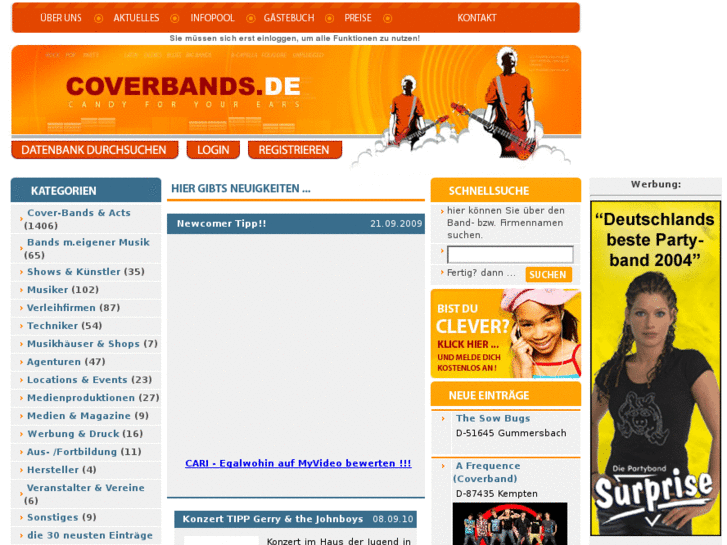 www.coverbands.de