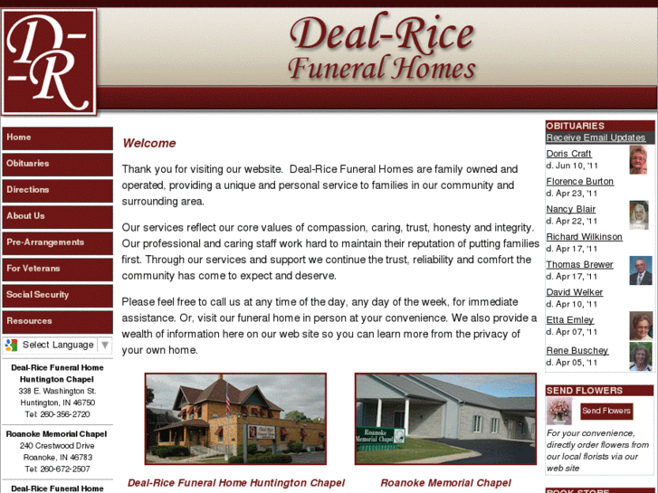 www.dealricefuneralhomes.com