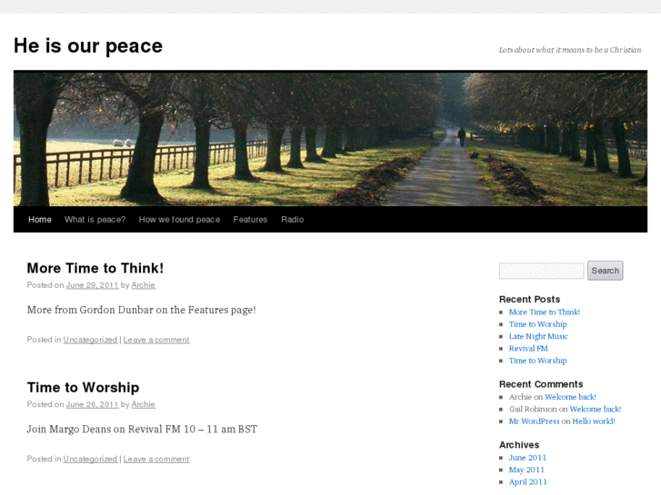 www.heisourpeace.co.uk