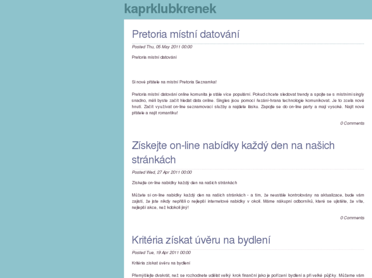 www.kaprklubkrenek.cz