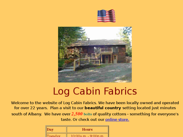 www.logcabinfabrics.net