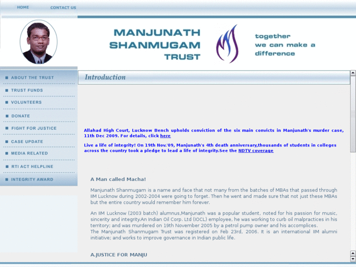 www.manjunathshanmugamtrust.org