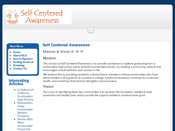 www.selfcenteredawareness.com