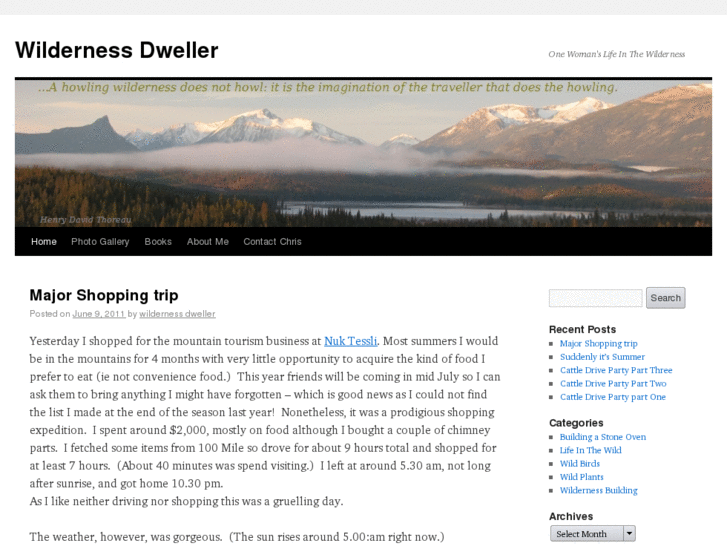 www.wildernessdweller.ca