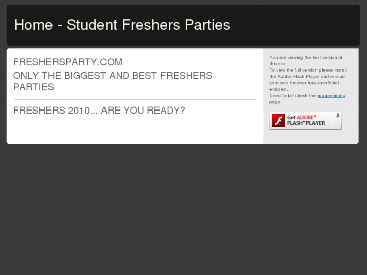 www.freshersparty.com