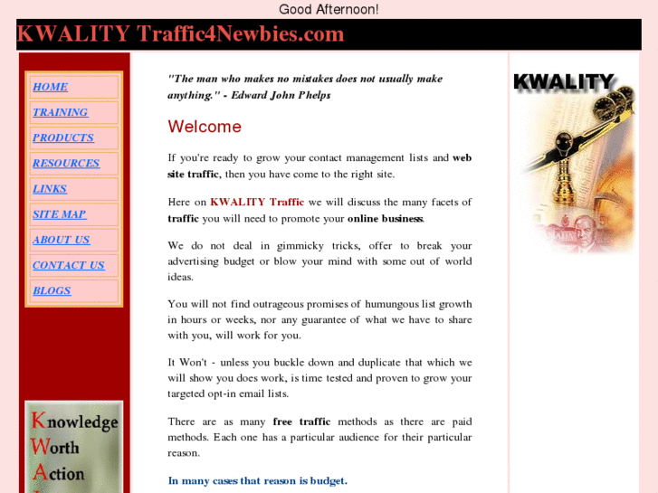 www.kwalitytraffic4newbies.com