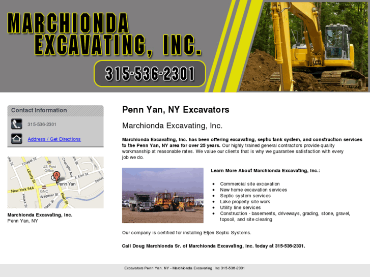 www.marchiondaexcavating.com