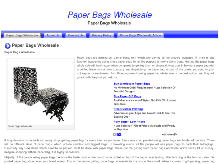 www.paperbagswholesale.org