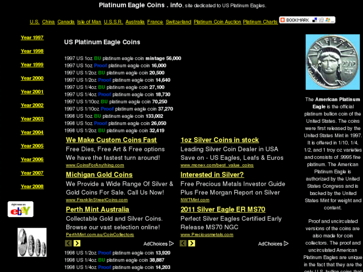 www.platinumeaglecoins.info