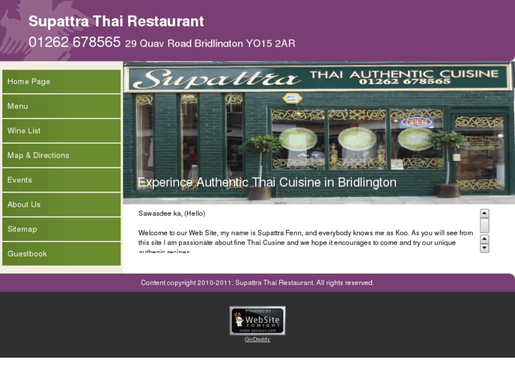 www.supattrathairestaurant.com