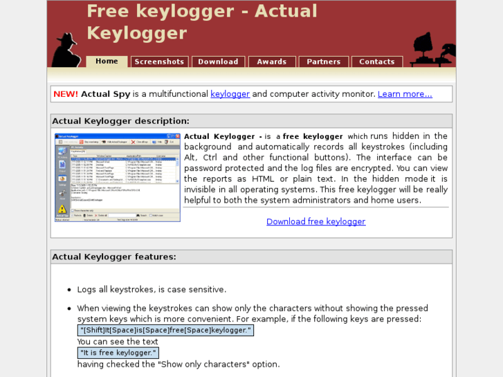 www.actualkeylogger.com