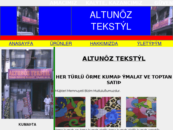 www.altunoztekstil.com