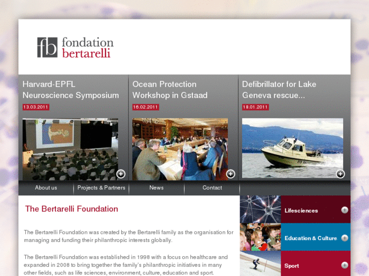 www.bertarellifoundation.com