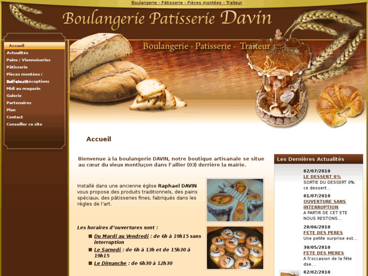 www.boulangeriedavin-montlucon.com