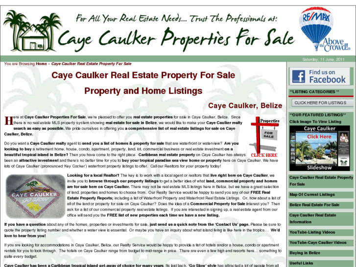 www.cayecaulkerforsale.com