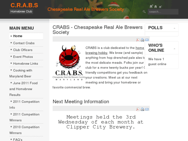 www.crabsbrew.org