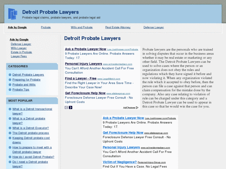 www.detroitprobatelawyer.net