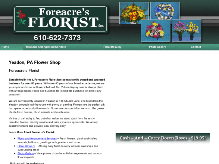 www.foreacresflorist.com